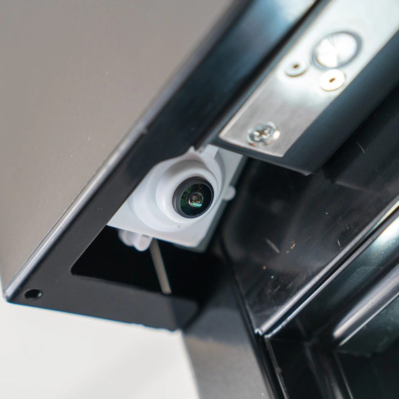 AI camera built into the smart cooler